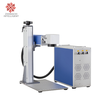 30W Desktop Laser Marking Machine 7000mm/S , beverage Mini Fiber Laser Marker